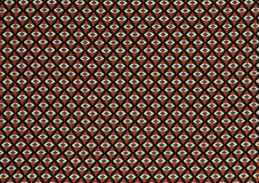 RADIANCE GEOMETRIC VISCOSE - BRIQUE